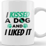 Baskı Dükkanı I Kissed A Dog And I Liked It Cute &amp; Funny Owner Kupa