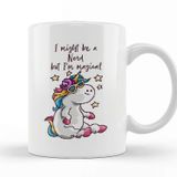Baskı Dükkanı I May Be A Nerd But Im Magical Unicorn Pixel Art Kupa