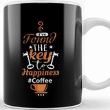 Baskı Dükkanı I ve Found The Key To Happiness It S Coffee Kupa