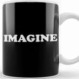 Baskı Dükkanı Imagine Life Without Unicorns Kupa