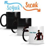 Baskı Dükkanı Iron Man 01 Sihirli Porselen Kupa