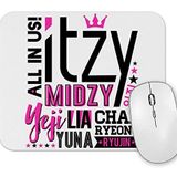 Baskı Dükkanı Itzy Font Collage Mouse Pad