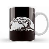Baskı Dükkanı Japan Crane Stork Sakura Cherry Blossom Tree Japanese Art Kupa Bardak