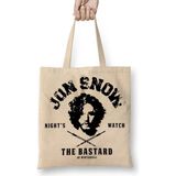 Baskı Dükkanı Jon Snow Night Watch Bez Çanta