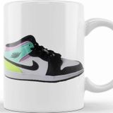 Baskı Dükkanı Jordan 1 Mid Pastel Black Toe Kupa