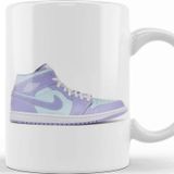 Baskı Dükkanı Jordan 1 Mid Purple Aqua Kupa