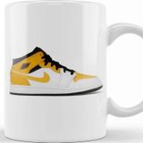 Baskı Dükkanı Jordan 1 Mid University Gold Kupa