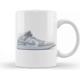 Baskı Dükkanı Jordan 1 Mid Wolf Grey Aluminum Kupa