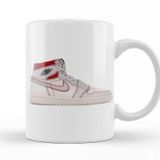 Baskı Dükkanı Jordan 1 Retro High Phantom Gym Red Kupa