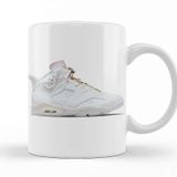 Baskı Dükkanı Jordan 5 Retro Supreme White and Black Sneaker Kupa