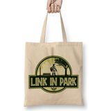 Baskı Dükkanı Jurassic Link In Park Bez Çanta