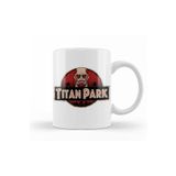 Baskı Dükkanı KB10023 Attack On Titan Titan Park Porselen Kupa Bardak