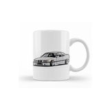 Baskı Dükkanı KB10168 Bmw Stanced Out E36 Gray Porselen Kupa Bardak