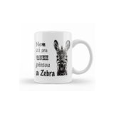 Baskı Dükkanı KB10429 Deu Zebra Porselen Kupa Bardak