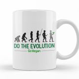 Baskı Dükkanı KB10442 Do The Evolution Go Vegan Porselen Kupa Bardak