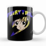 Baskı Dükkanı KB10533 Fairy Tail Lucy Inside Guild Symbol Porselen Kupa Bardak