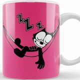 Baskı Dükkanı KB10553 Felix The Cat Hammock Porselen Kupa Bardak