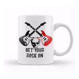 Baskı Dükkanı KB10633 Get Your Rock Porselen Kupa Bardak