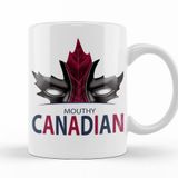 Baskı Dükkanı KB11289 Mouthy Canadian Porselen Kupa Bardak