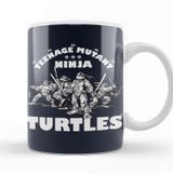 Baskı Dükkanı KB11410 Ninja Turtes Old School Turtles Porselen Kupa Bardak