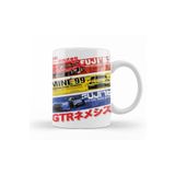 Baskı Dükkanı KB11419 Nissan Gtr History Porselen Kupa Bardak