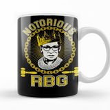 Baskı Dükkanı KB11435 Notorious Rbg Ruth Bader Ginsburg Supreme Porselen Kupa Bardak