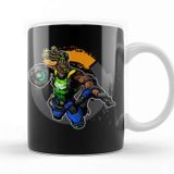 Baskı Dükkanı KB11468 Overwatch One Fanart Lucio Porselen Kupa Bardak