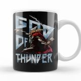 Baskı Dükkanı KB12027 Thor God Of Thunder Porselen Kupa Bardak