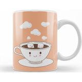 Baskı Dükkanı KB12373 Coffe Smile Porselen Kupa Bardak