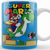 Baskı Dükkanı KB12688 Süper Mario E Yoshi Porselen Kupa Bardak