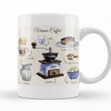 Baskı Dükkanı KB12777 Vienna Coffee Porselen Kupa Bardak