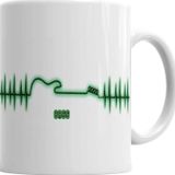Baskı Dükkanı KB1352 Bass Porselen Kupa Bardak