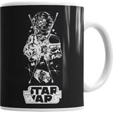 Baskı Dükkanı KB1451 Star Wars Vader Estrela Da Morte Porselen Kupa Bardak
