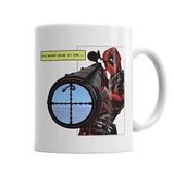 Baskı Dükkanı KB1488 Deadpool Big Gun Porselen Kupa Bardak