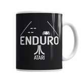 Baskı Dükkanı KB1499 Oyun Atari Enduro Porselen Kupa Bardak