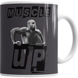 Baskı Dükkanı KB1742 Muscleup Men Porselen Kupa Bardak