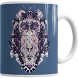 Baskı Dükkanı KB1757 Monkey Porselen Kupa Bardak