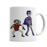 Baskı Dükkanı KB2173 Batrick E Robin Morty Porselen Kupa Bardak