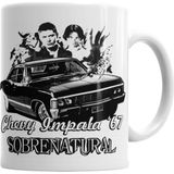Baskı Dükkanı KB3223 Sobrenatural Chevy Impala 67 Porselen Kupa Bardak