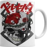 Baskı Dükkanı KB3456 Berserk Skull Porselen Kupa Bardak