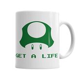 Baskı Dükkanı KB3785 Get A Life Porselen Kupa Bardak