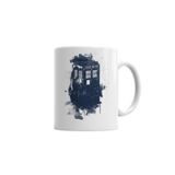 Baskı Dükkanı KB394 Doctor Whotardis Splash Style Porselen Kupa Bardak