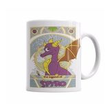 Baskı Dükkanı KB4299 Spyro Nouveau Porselen Kupa Bardak
