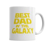 Baskı Dükkanı KB4506 Best Dad In The Galaxy Porselen Kupa Bardak