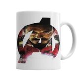 Baskı Dükkanı KB4562 Avengers Homem Porselen Kupa Bardak