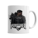 Baskı Dükkanı KB5446 The Punısher Justiceiro Serie Porselen Kupa Bardak