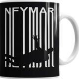 Baskı Dükkanı KB6001 Futebol Raiz Camisa Neymar Porselen Kupa Bardak