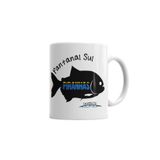 Baskı Dükkanı KB6509 Piranha Balık Porselen Kupa Bardak