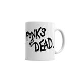 Baskı Dükkanı KB6667 Punks Not Dead Porselen Kupa Bardak