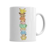 Baskı Dükkanı KB6927 Turminha Pokemon Porselen Kupa Bardak